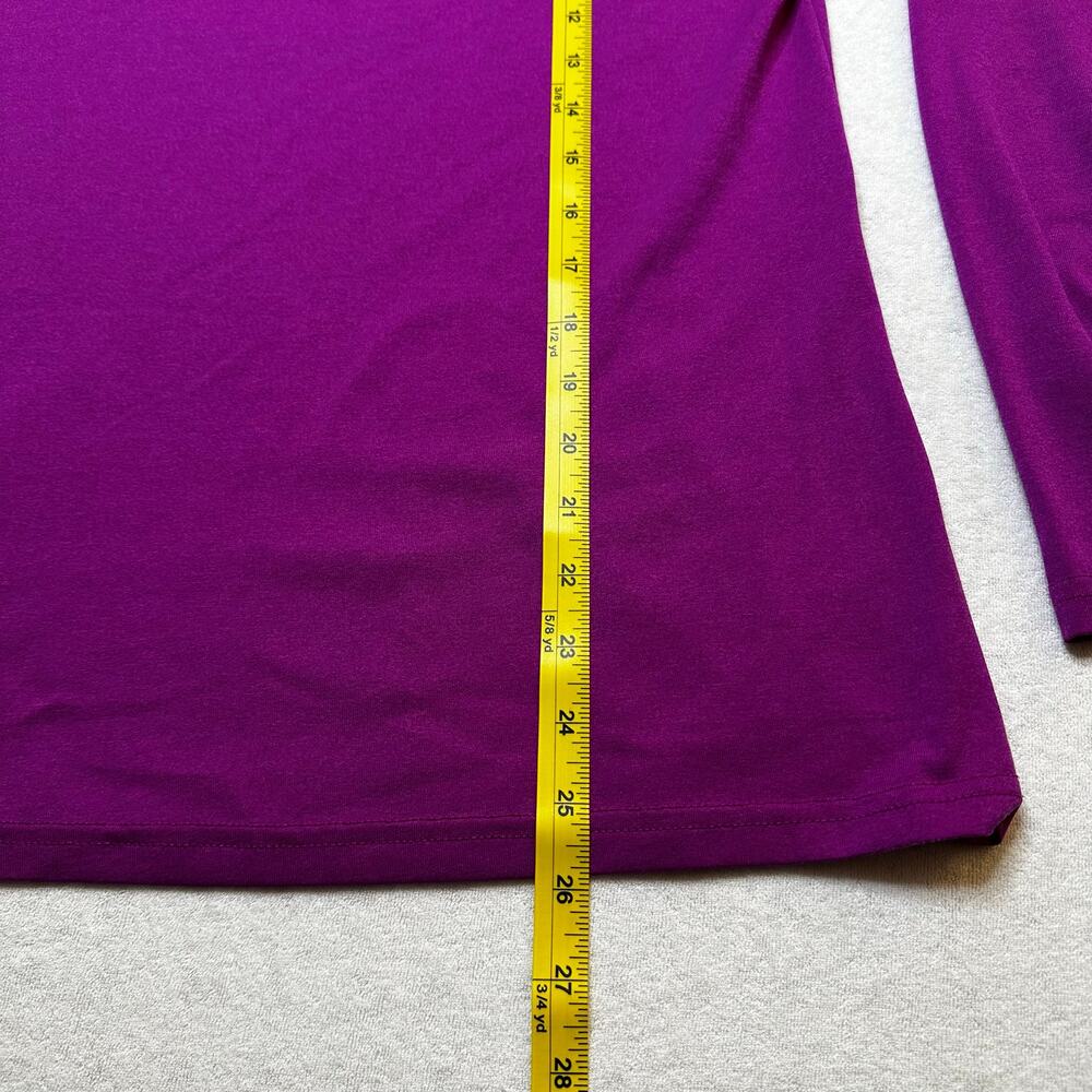 Nike Dri-FIT Women’s Long Sleeve Athletic Top Purple Medium Running Training - Picture 6 of 7